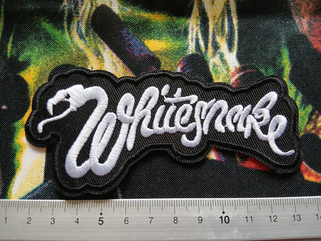 Whitesnake zeer  mooie shaped patch w27 afmeting 5 x 11.5 cm, Verzenden, Nieuw, Kleding