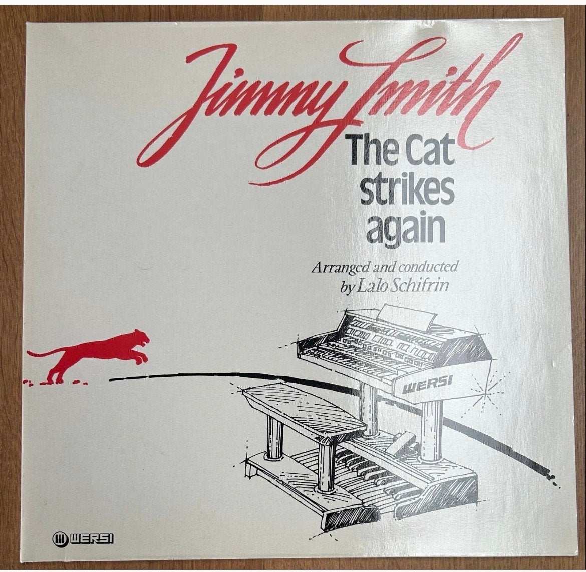 Jimmy Smith - The Cat Strikes Again LP (Jazz, 1976), LP, Ophalen of Verzenden, Zo goed als nieuw, 12 inch