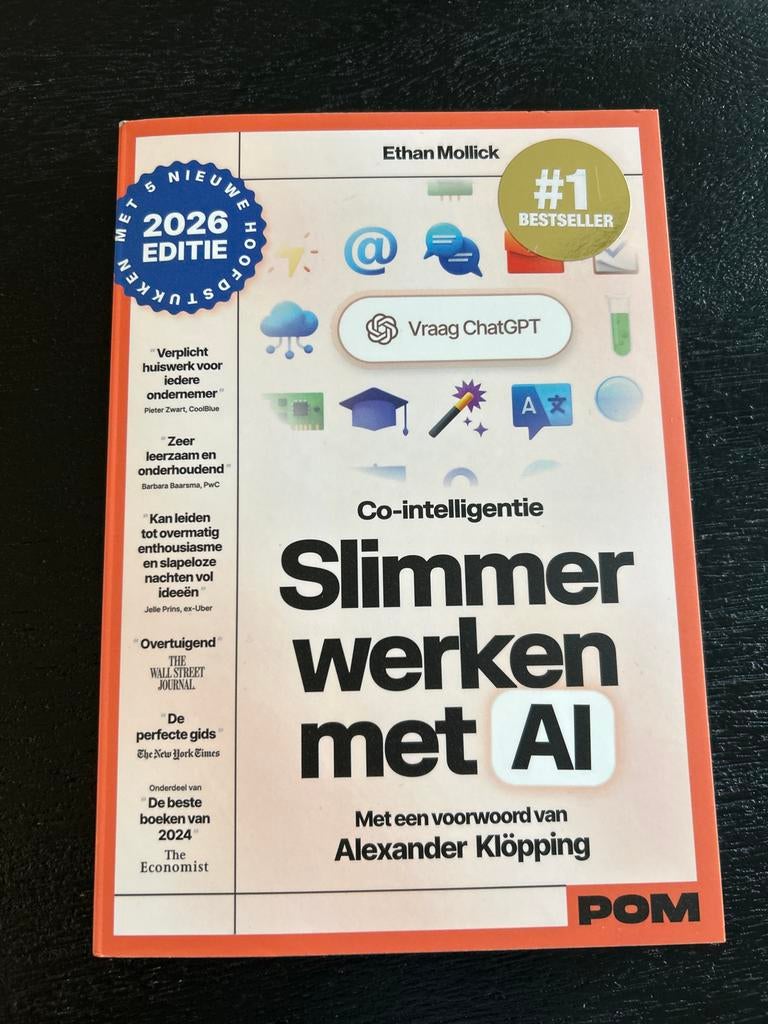 Slimmer werken met AI - Ethan Mollick (2026 Editie), Boeken, Informatica en Computer, Ophalen of Verzenden, Nieuw, Software