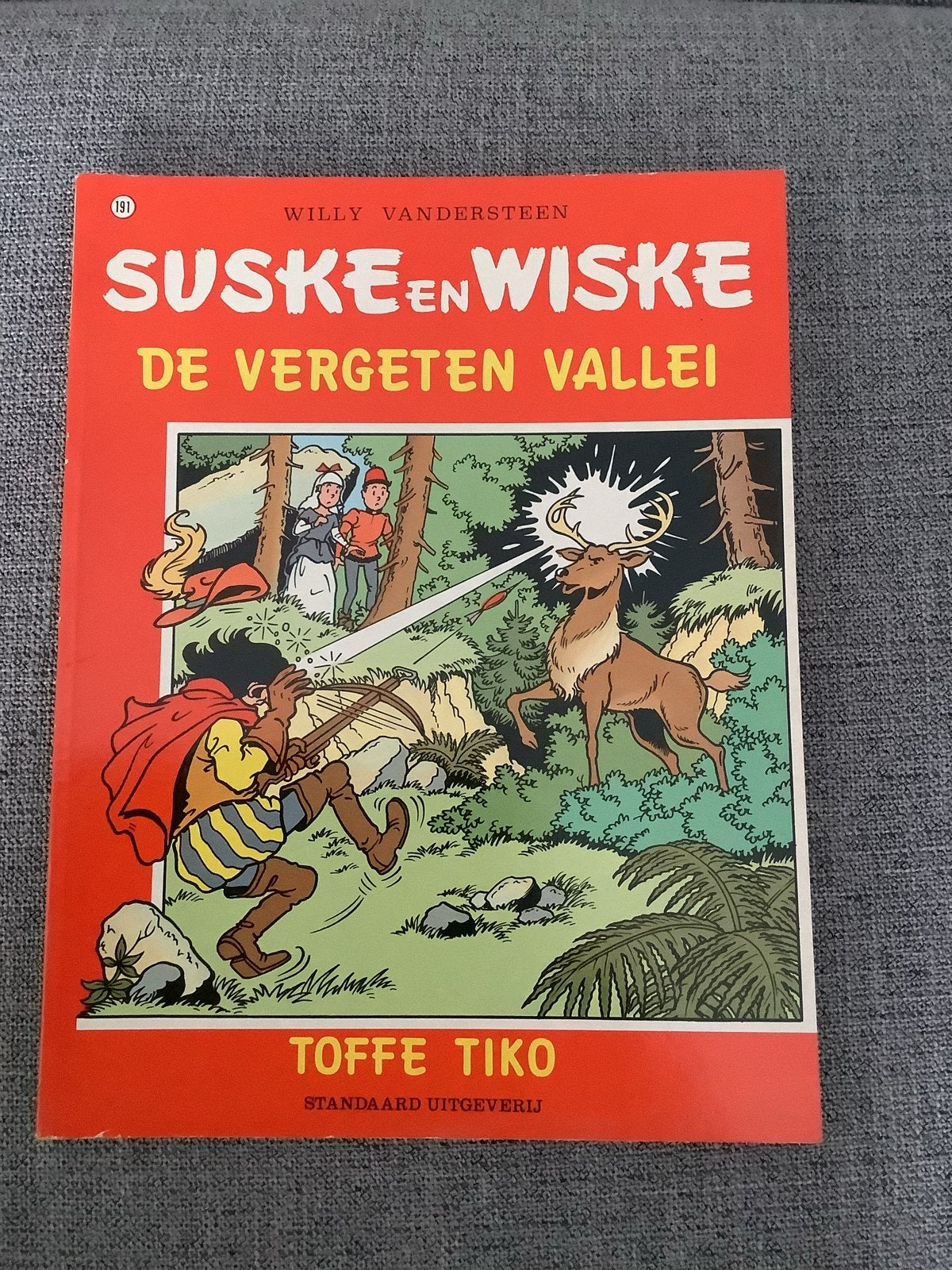 Suske en Wiske - De Vergeten Vallei (Toffe Tiko) (nr. 191), Eén stripboek, Ophalen of Verzenden, Gelezen