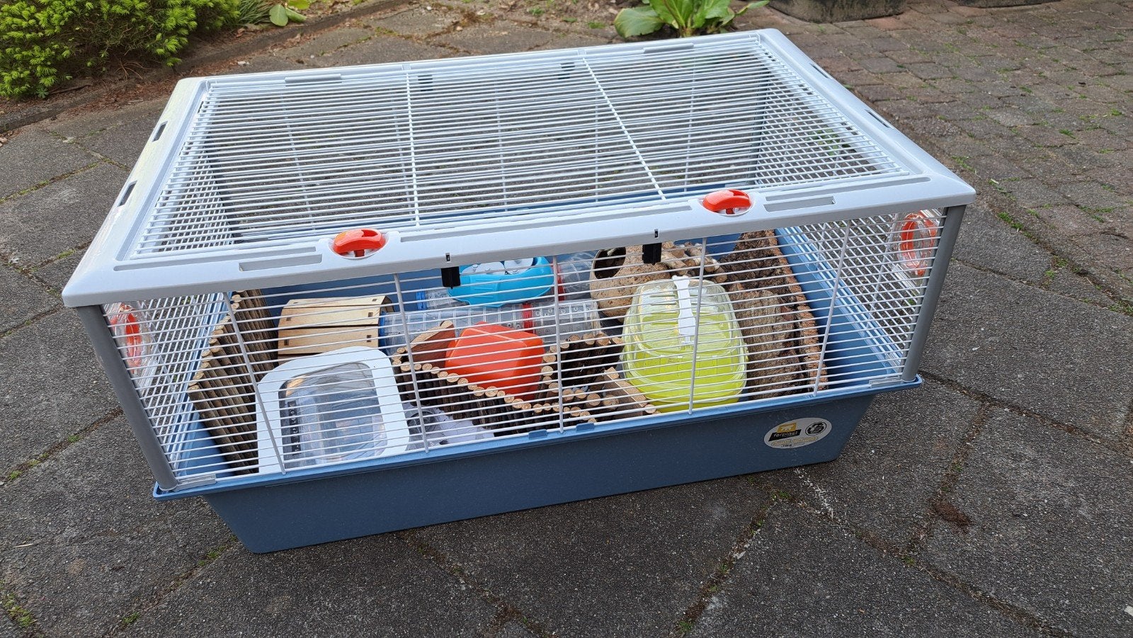 Ferplast hamsterkooi Criceti, Dieren en Toebehoren, Kooi, Zo goed als nieuw, Hamster, 75 tot 110 cm