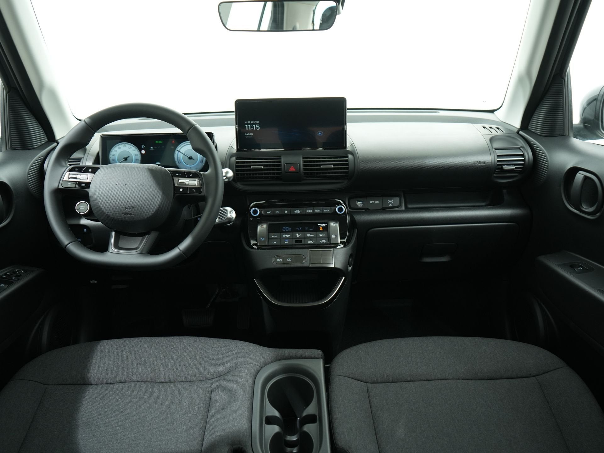 Hyundai Inster PULSE 49 KWH | Climate Control | Cruise Adapt, Auto's, Stof, Gebruikt, Zwart, 116 pk