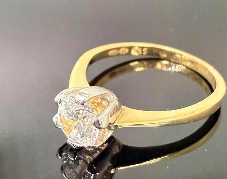 Prachtige 14 karaats gouden ring verlovingsring/ trouwring, Sieraden, Tassen en Uiterlijk, Ringen, Nieuw, Ophalen of Verzenden