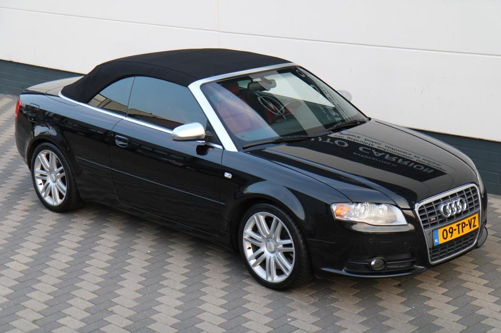 Audi A4 Cabriolet 4.2 V8 S4 quattro Navi Cruise Leder Xenon, Automaat, Gebruikt, Cabriolet, 4 stoelen
