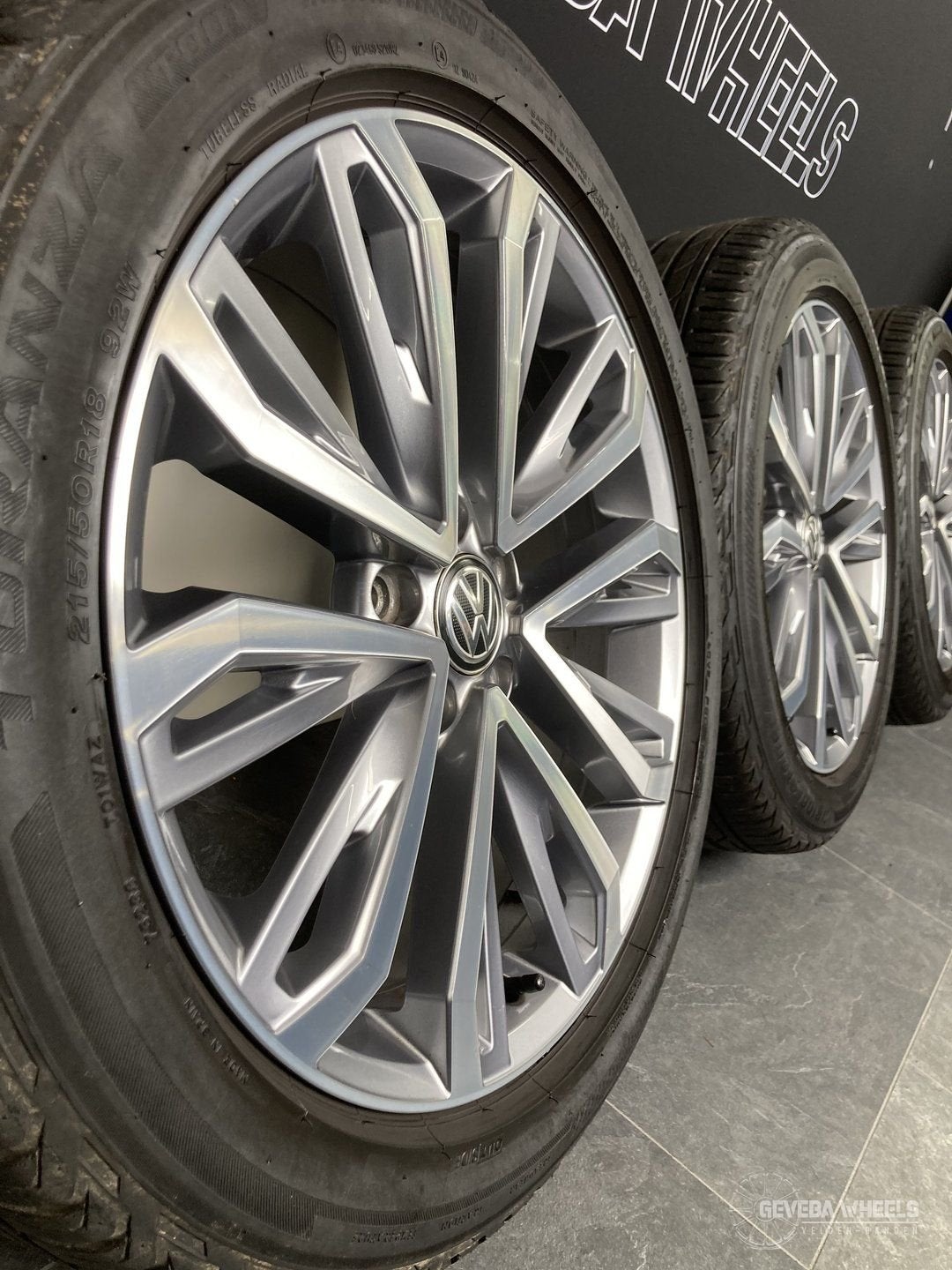 18” originele Volkswagen T-roc ‘Monego’ velgen banden  5x112, 18 inch, -, -, Banden en Velgen