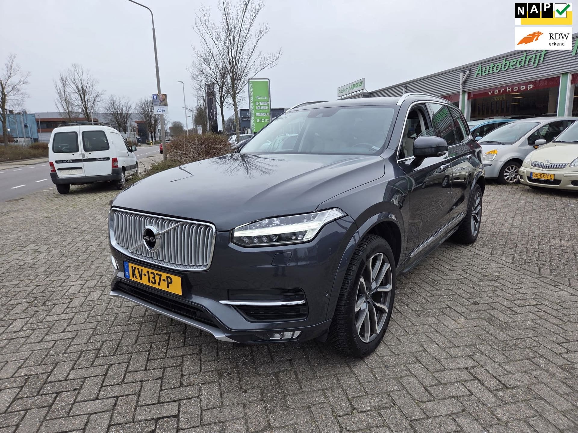 Volvo XC90 2.0 D4 Inscription|7PERS|NAP|LEDER|LED|, 1849 kg, Euro 6, 1969 cc, 7 stoelen