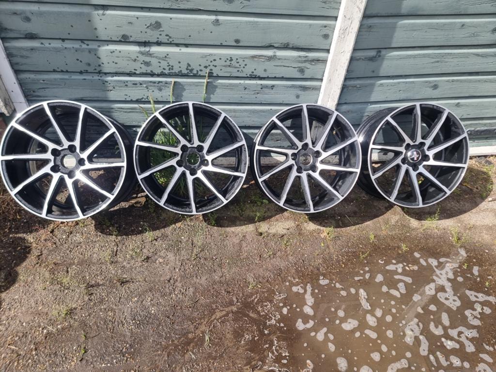 Ford Mustang 18 inch velgen met TPMS sensoren, 18 inch, Gebruikt, Velg(en), Ophalen of Verzenden