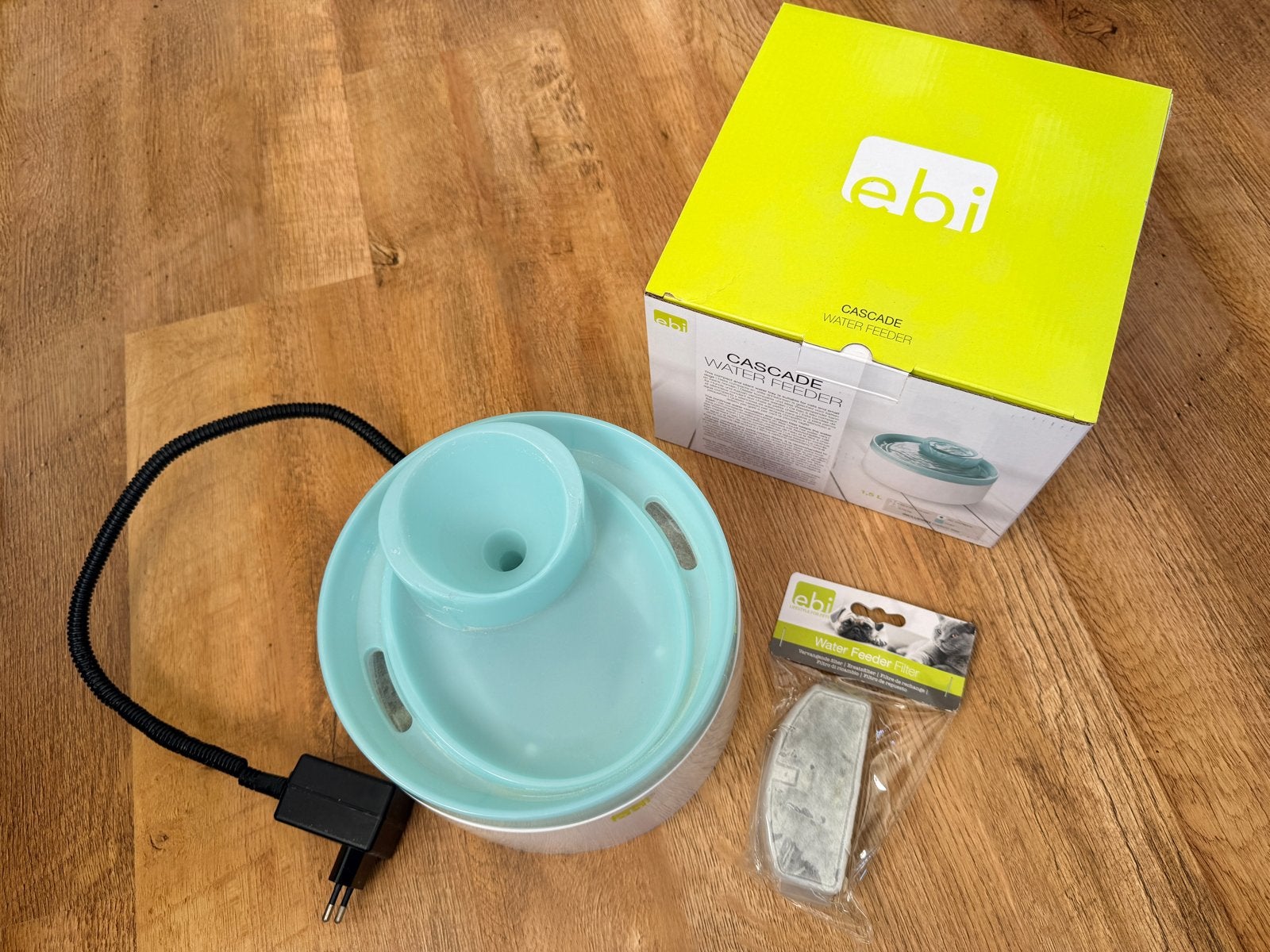 Drinkfontein ebi Cascade Water Feeder blauw, Ophalen, Automatisch, Gebruikt