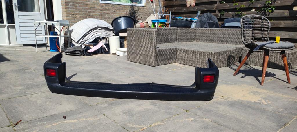 Achterbumper Transporter T4 - Origineel Mat Zwart, Auto-onderdelen, Ophalen of Verzenden, Gebruikt, Volkswagen, Bumper