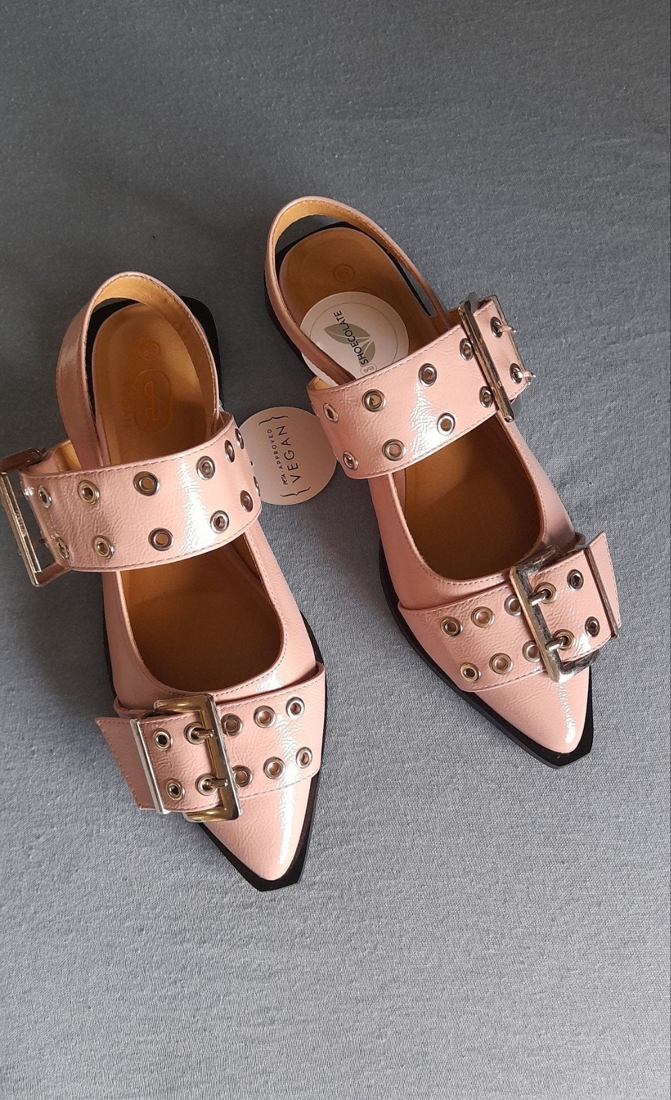 Nieuwe Shoecolate slingback schoenen maat 38, Shoecolate, Schoenen met lage hakken, Nieuw, Ophalen of Verzenden