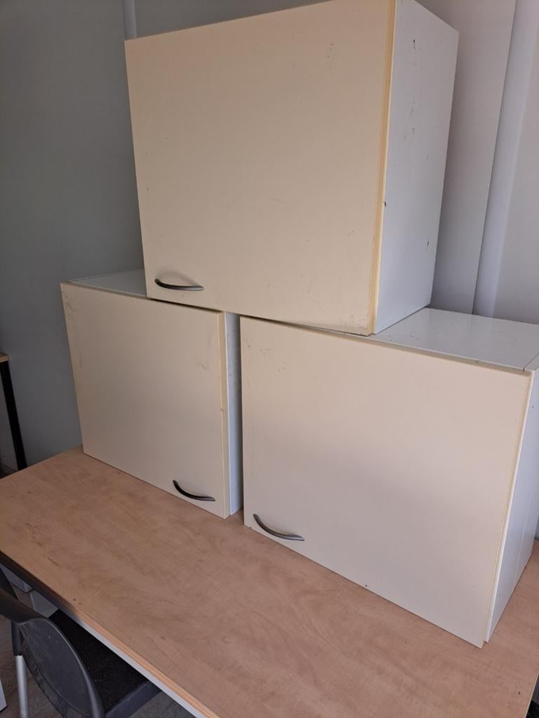 Keukenkastjes tweedehands 6 stuks bovenkastjes, Huis en Inrichting, Keuken | Keukenelementen, Gebruikt, Minder dan 100 cm, 25 tot 50 cm