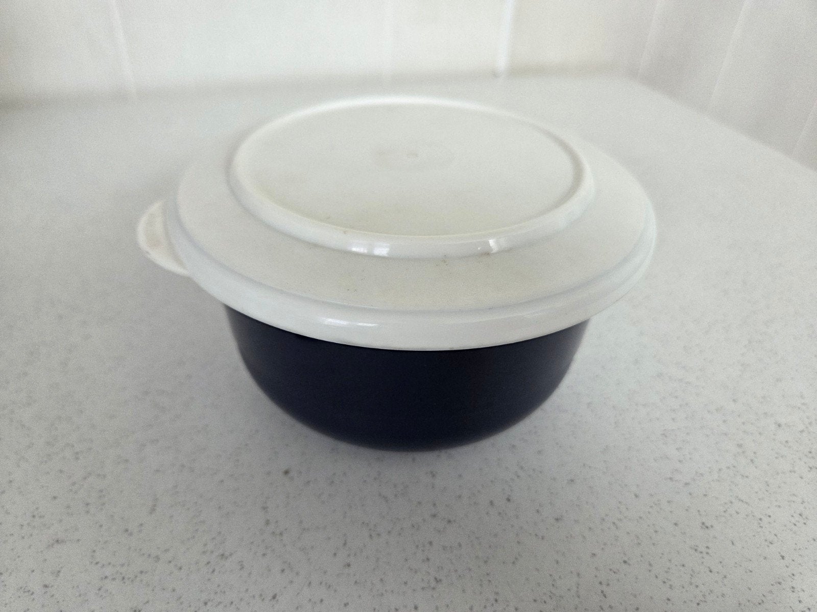 Tupperware kom met deksel - 450 ml - Donkerblauw, Ophalen of Verzenden