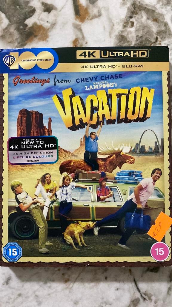 Vacation 4K UHD blu ray met slipcover, Ophalen of Verzenden, Zo goed als nieuw, Humor en Cabaret