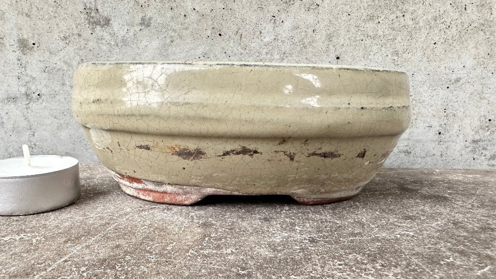 Bonsai schaal pot 14,5x11x5,5cm **, Ophalen of Verzenden, Zo goed als nieuw, Aardewerk, Minder dan 40 cm