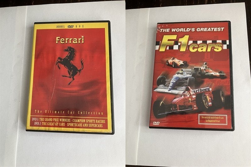 auto ferrari f1 race dvd (2 stuks), Alle leeftijden, Ophalen of Verzenden, Zo goed als nieuw