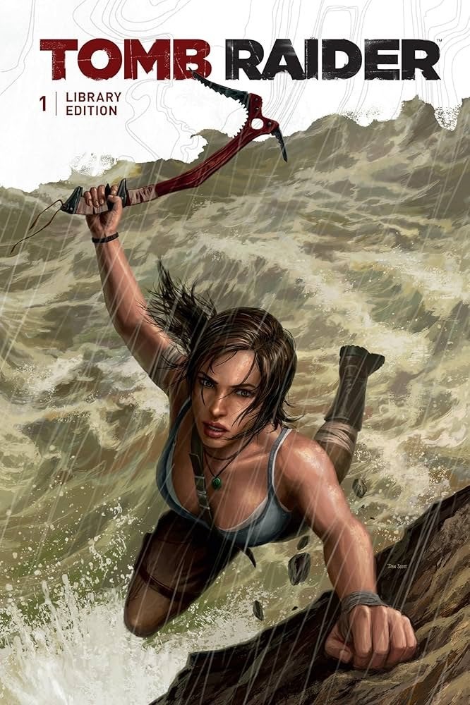 Tomb Raider Library Edition Volume 1 - Stripboek, Boeken, Ophalen of Verzenden, Zo goed als nieuw