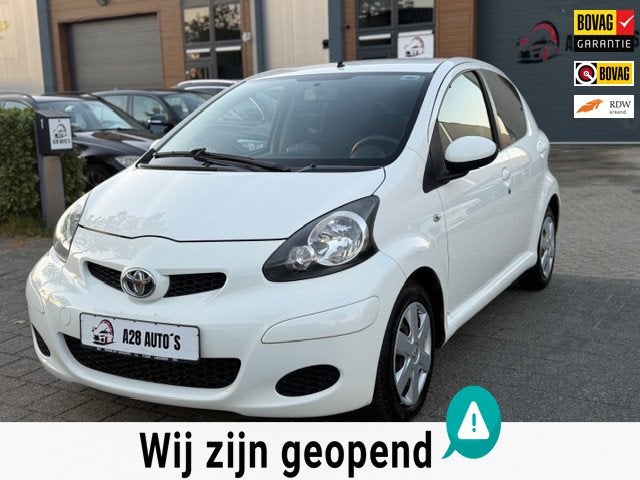 Toyota Aygo 1.0-12V Access | NAP| Airco| Zuinige nette auto, Auto's, Voorwielaandrijving, Stof, Wit, Bedrijf