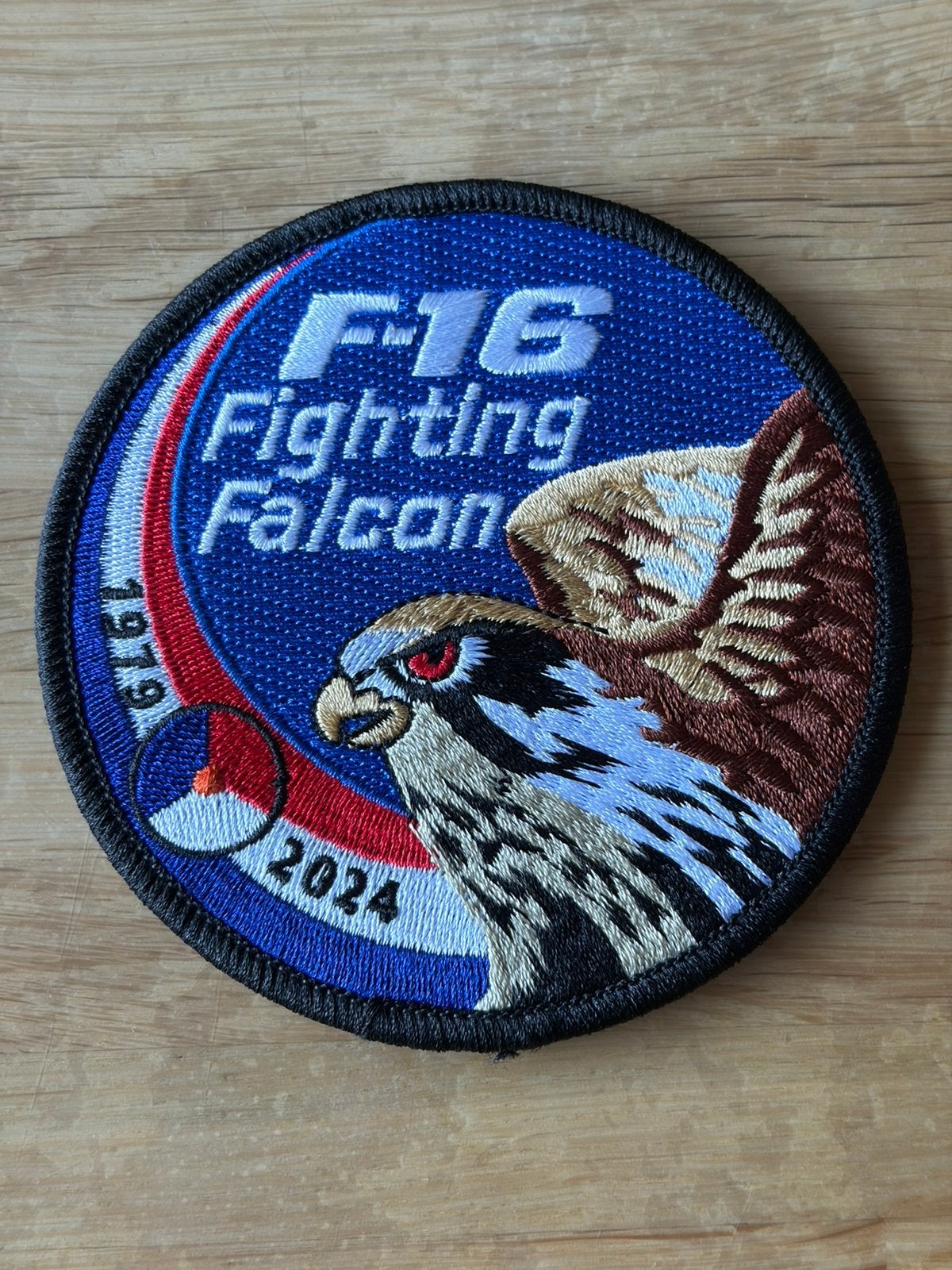 F16 patch nederland 1979-2024, Verzamelen, Ophalen of Verzenden, Zo goed als nieuw, Patch, Badge of Embleem