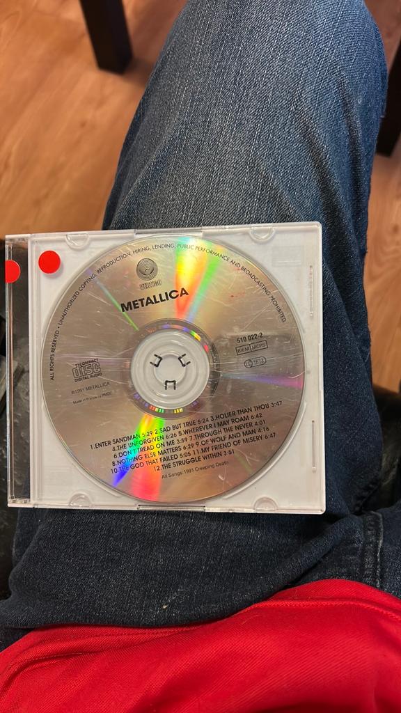Metallica - Metallica (The Black Album) CD, Cd's en Dvd's, Cd's | Hardrock en Metal, Gebruikt, Ophalen of Verzenden