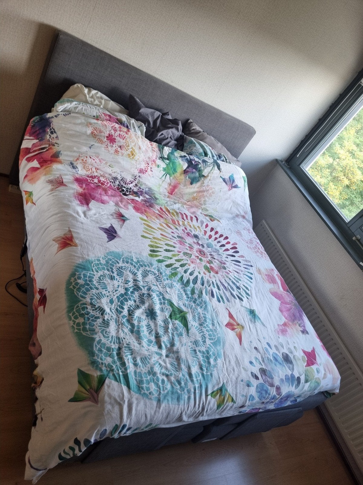 Verstelbaar tweepersoonsbed (boxspring) - Caressi, Ophalen, Tweepersoons, 200 cm, 160 cm