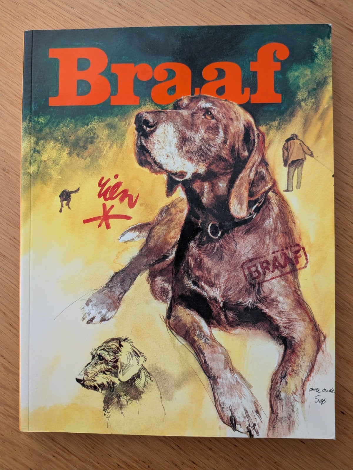 Geweldig boek van Rien Poortvliet - Braaf, Boeken, Rien Poortvliet, Honden, Ophalen of Verzenden, Zo goed als nieuw