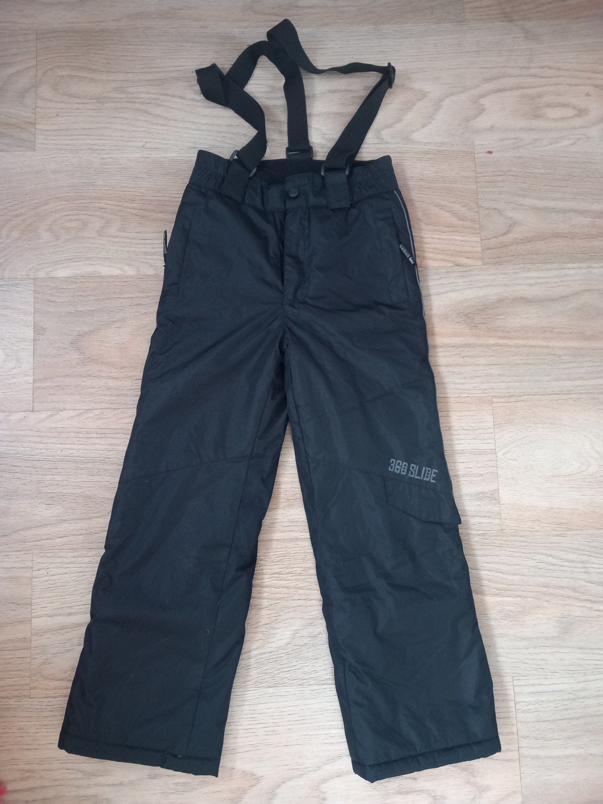 Skibroek zwart europe kids maat 122/128, Kinderen en Baby's, Broek, Europe Kids, Jongen of Meisje, Ophalen of Verzenden
