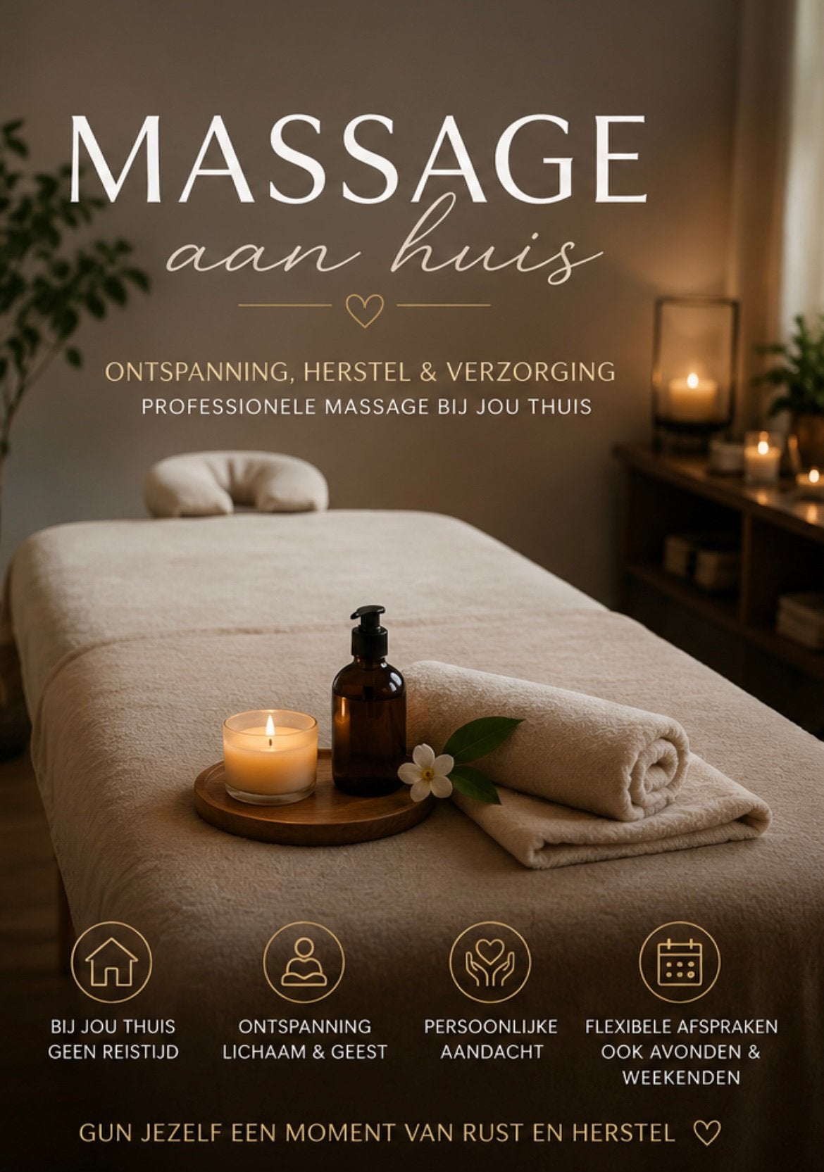 Massage aan Huis – Ontspanning, Herstel & Verzorging, Sportmassage
