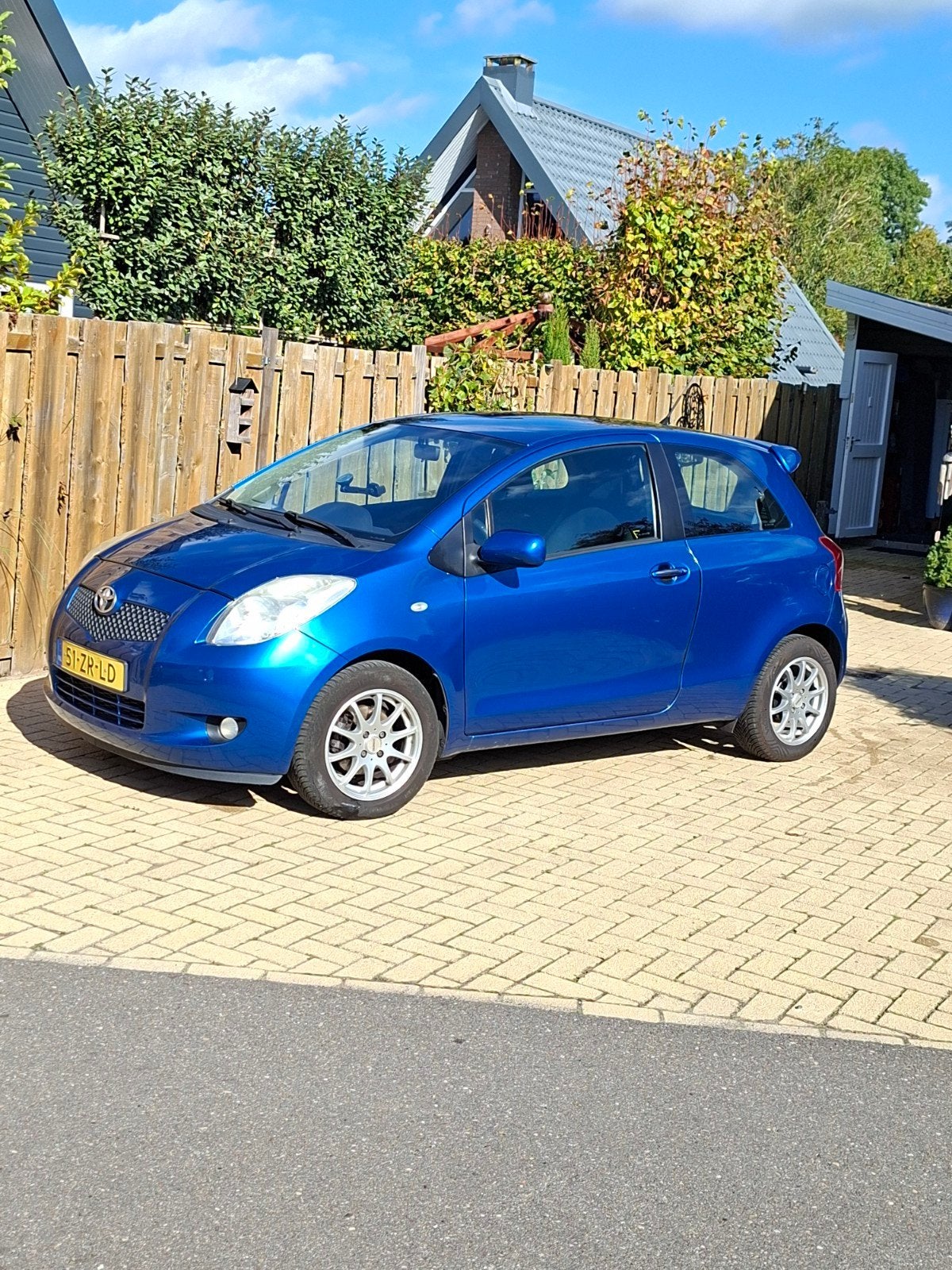 Toyota Yaris 1.3 16V Vvt-i 3DR MMT 2008 Blauw, 40 €/maand, 750 kg, 4 cilinders, Blauw