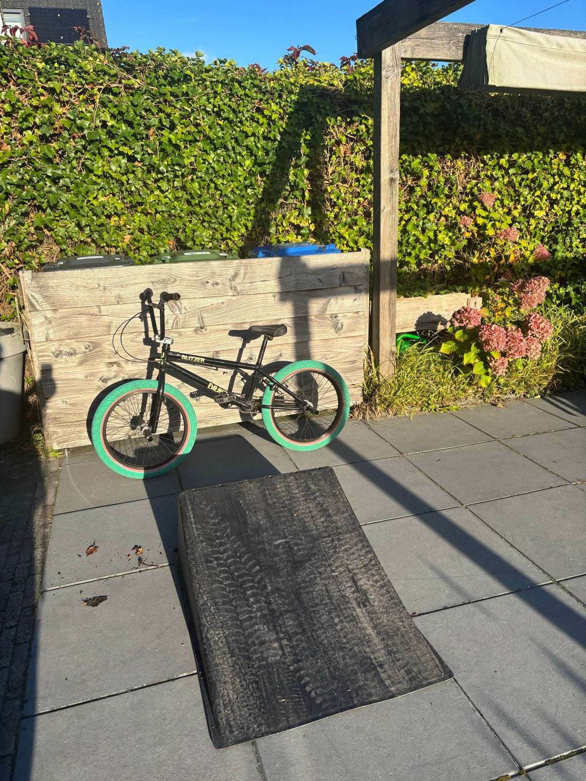 BMX crossfiets Blitzer met voetsteunen en ramp, Ophalen, Gebruikt, 20 tot 24 inch, Voetsteunen