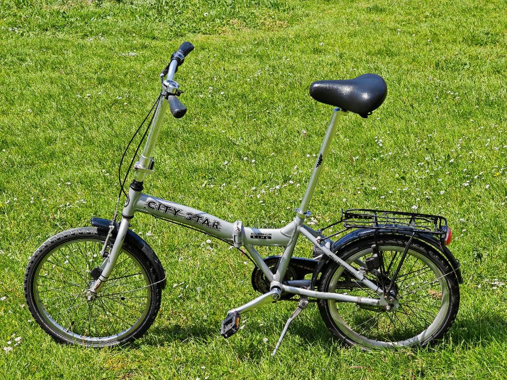 City Star Aluminium Line Opvouwfiets 20" SRAM 3-Speed, Fietsen en Brommers, Fietsen | Vouwfietsen, Ophalen, 20 inch of meer, Gebruikt