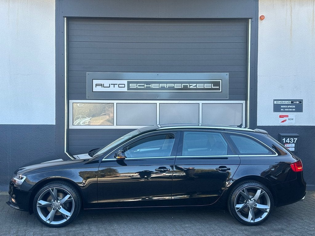 Audi A4 Avant 2.0 TFSI quattro Edition I LEER I ELEK.KLEP I, Auto's, Audi, Gebruikt, Zwart, Zwart, Handgeschakeld