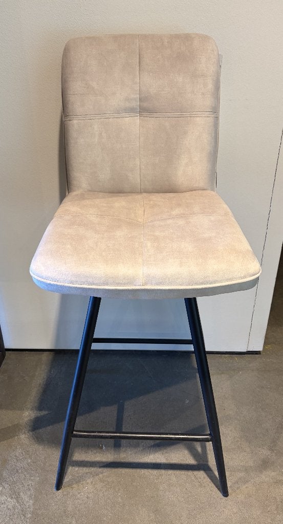 BARSTOEL MILVA DRAAIBAAR, Ophalen, Met voetsteun, Zo goed als nieuw, 90 cm of meer