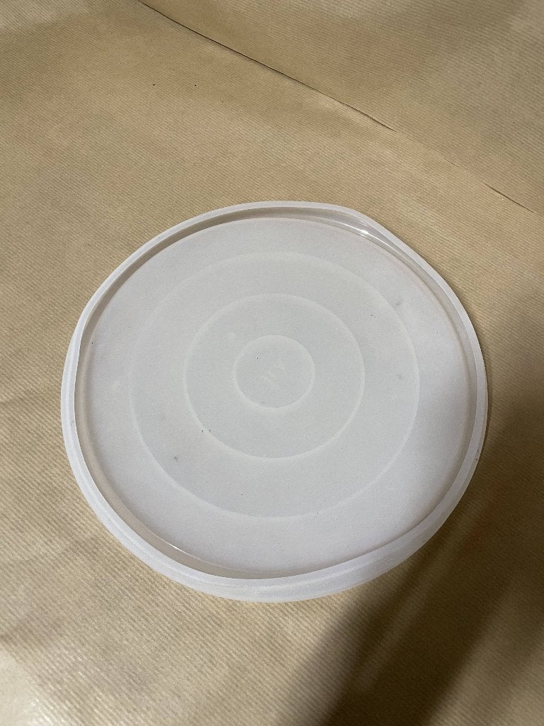 Grote Ronde Siliconen Mal voor Epoxy/Jesmonite, Gebruikt, Gereedschap of Toebehoren, Ophalen of Verzenden, Rubber