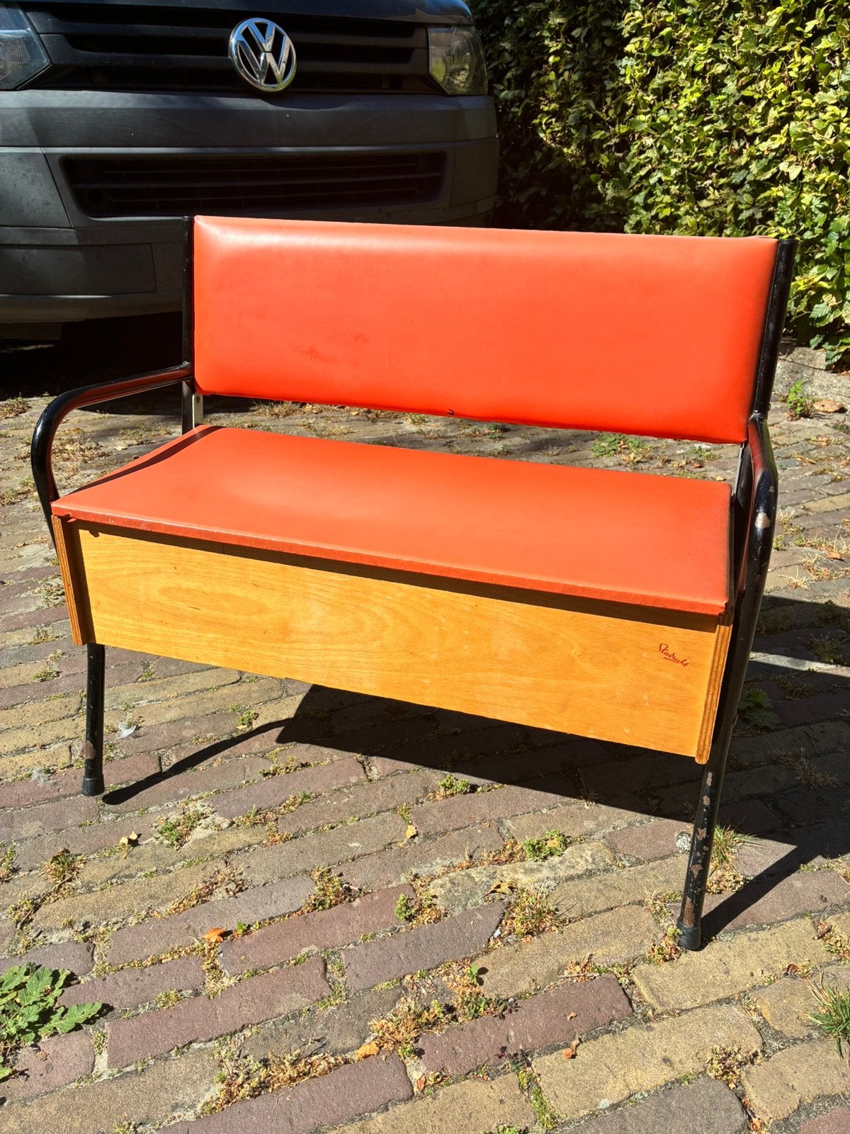 Vintage klepbankje voor kinderen, Kinderen en Baby's, Ophalen, Gebruikt, Stoel(en)