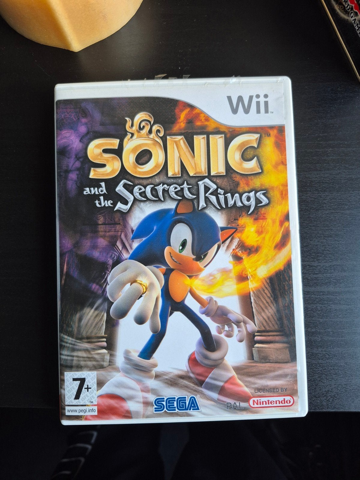 Sonic and the secret rings voor Wii / Wii-U, Avontuur en Actie, Ophalen of Verzenden, Zo goed als nieuw, 3 spelers of meer