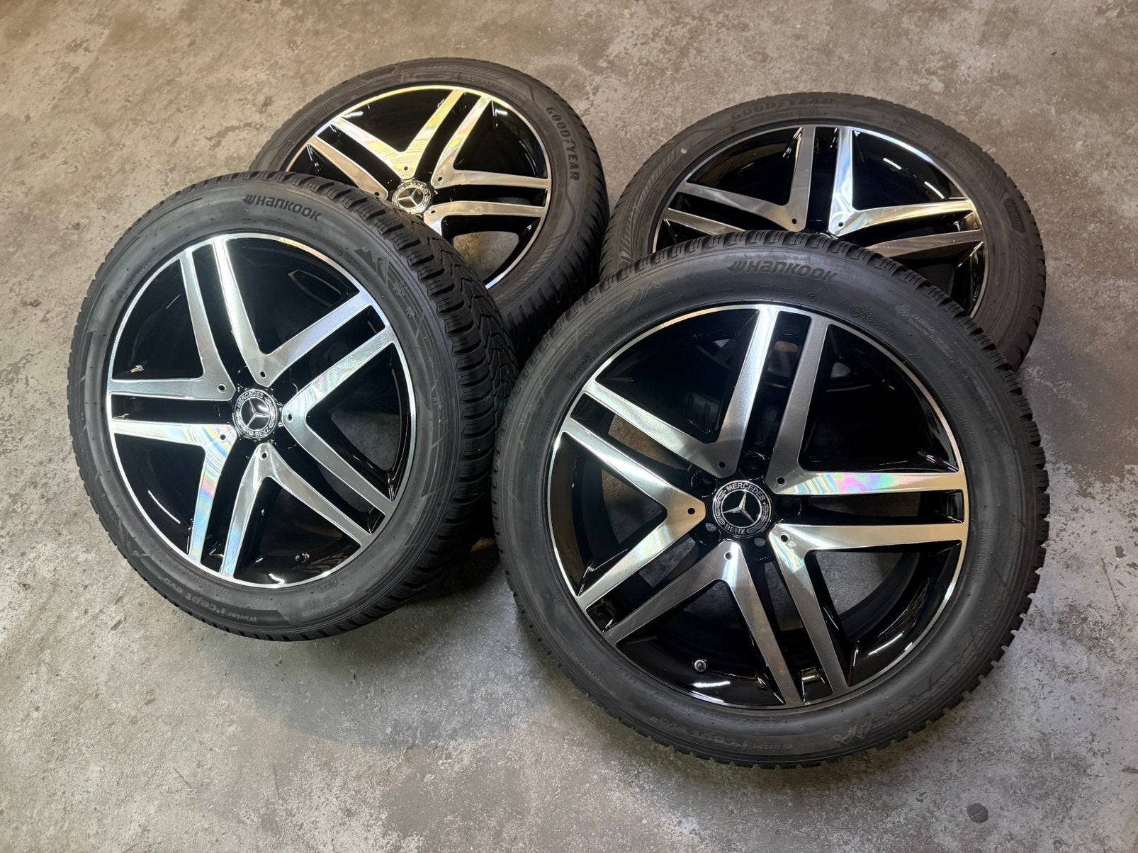 ✅ 19 inch Originele Mercedes Vito velgen 5x112 V klasse W447, 19 inch, Gebruikt, 255 mm, Banden en Velgen
