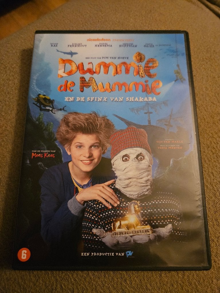 Dummie de Mummie en de Sfinx van Shakaba DVD, Nederlands, Ophalen of Verzenden, Zo goed als nieuw, Vanaf 6 jaar