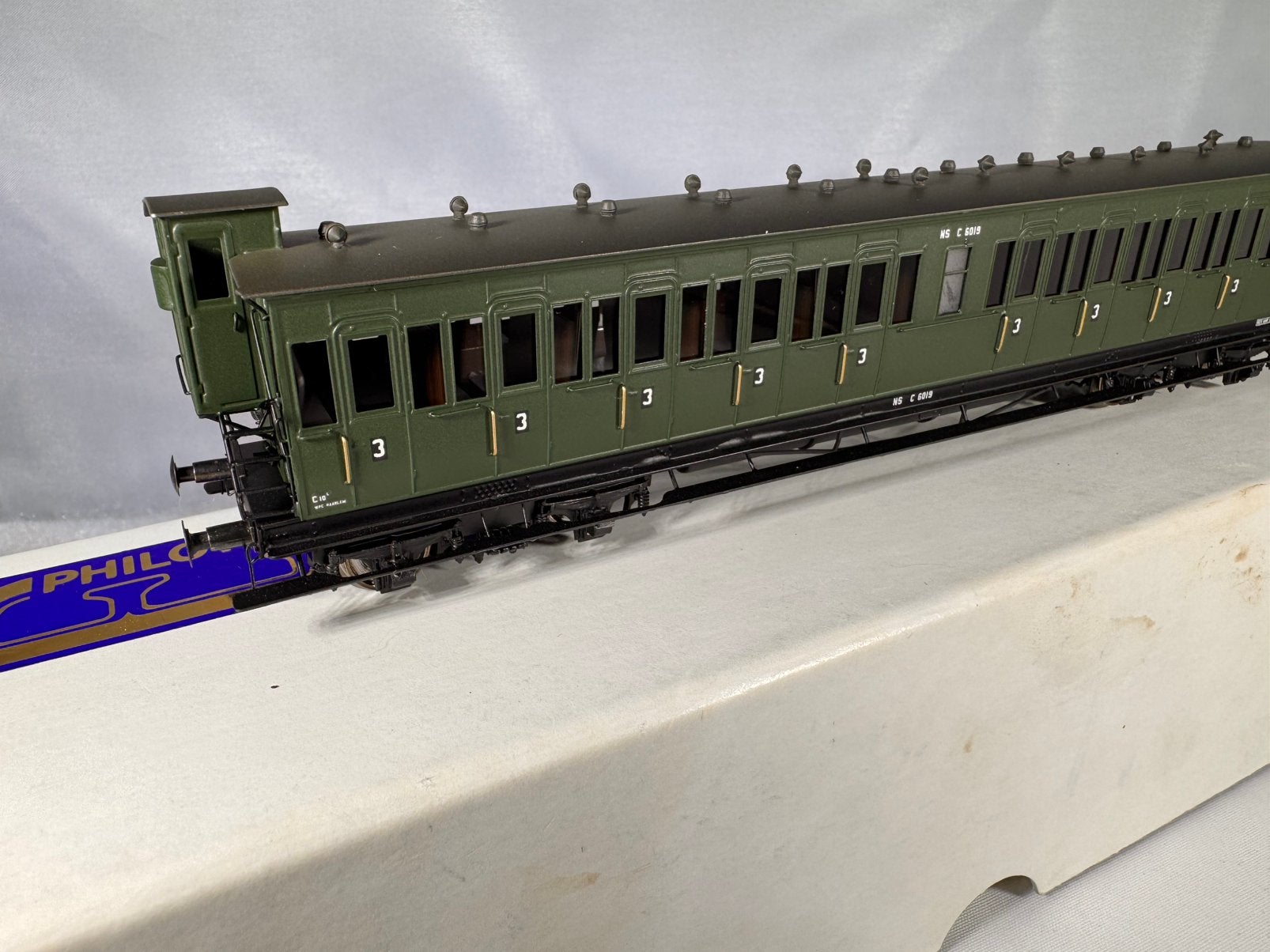 Philotrain NS - C 6019 coupe rijtuig met remkast, Overige merken, Gelijkstroom, Wagon, Ophalen of Verzenden
