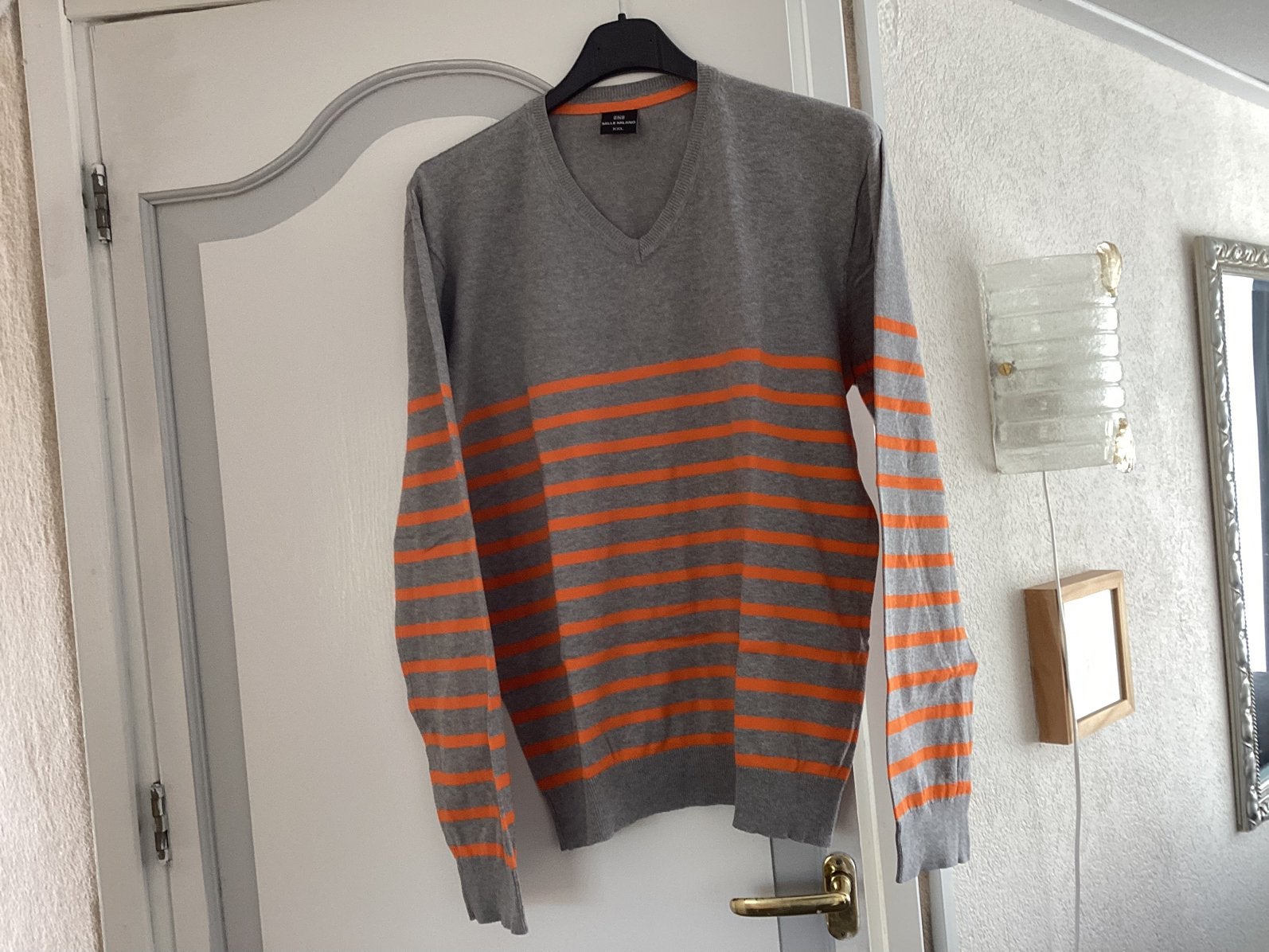 Mooie pullover van Mille Milano. Maat XXL., Kleding | Heren, Ophalen of Verzenden, Zo goed als nieuw, Overige maten, Grijs