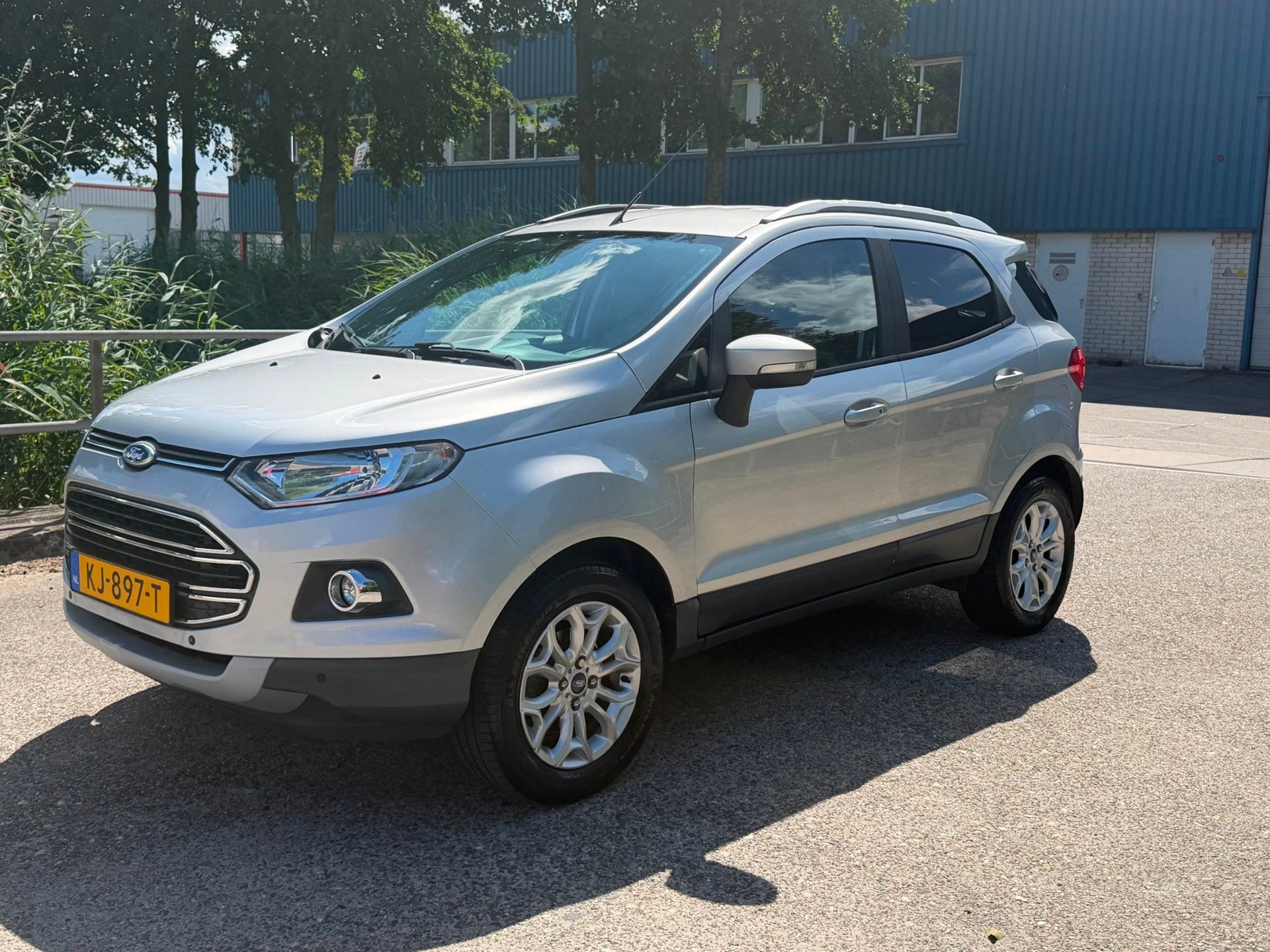 Ford EcoSport 1.5 Ti-VCT Titanium Automaat! Clima! Navi! PDC, Auto's, Euro 6, Automatische klimaatregeling, Leder en Stof, Origineel Nederlands