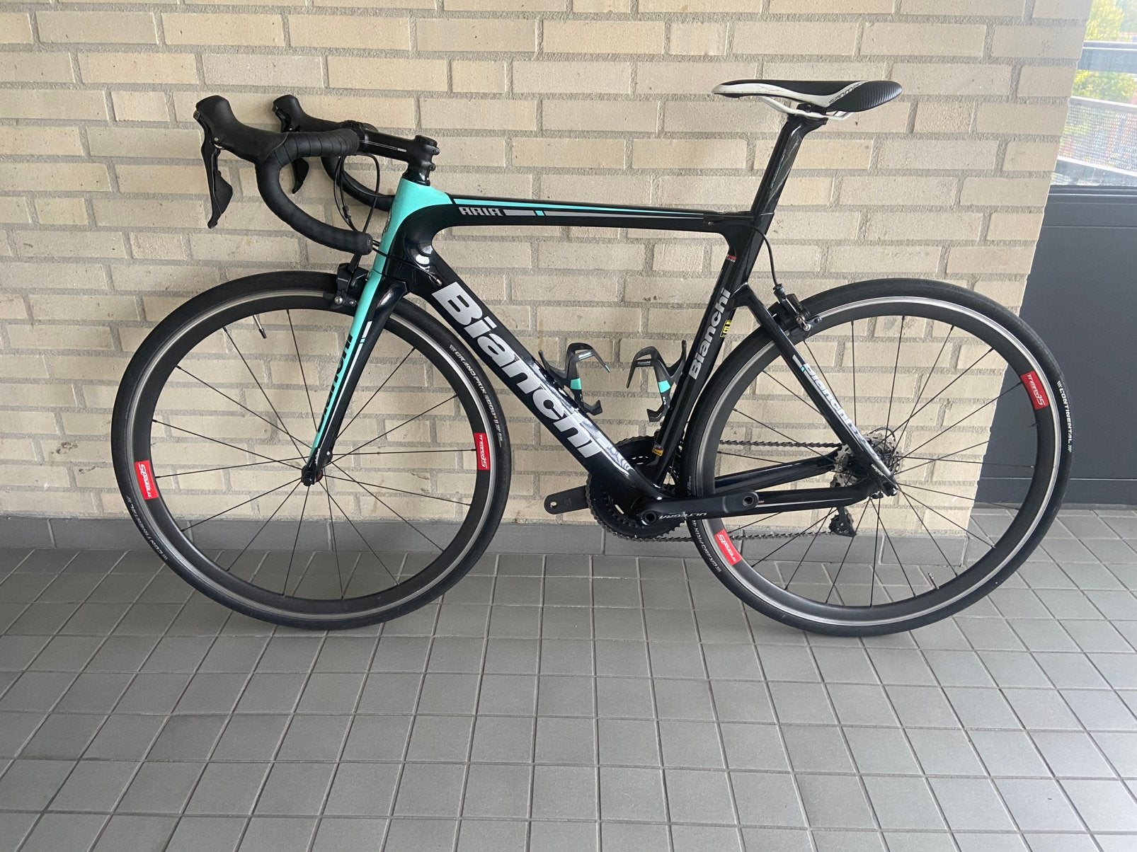 Bianchi Aria full carbon maat 57, Carbon, Zo goed als nieuw, Meer dan 20 versnellingen, 53 tot 57 cm