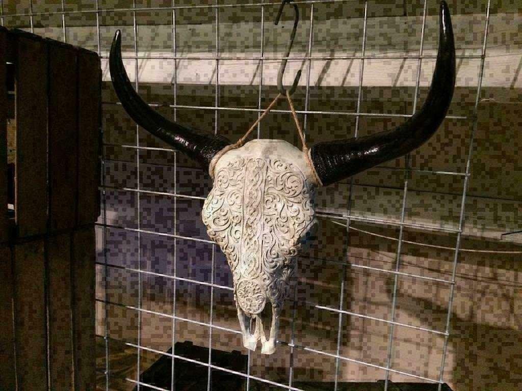 Skull groot wit gegraveerd NIEUW (vele soorten op voorraad), Ophalen of Verzenden, Nieuw
