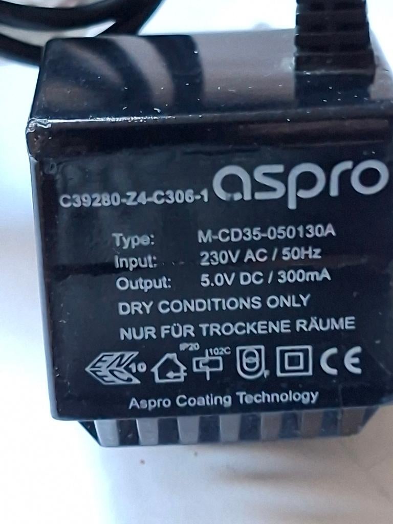 Aspro M-CD35-050130A oplader, Ophalen of Verzenden, Gebruikt
