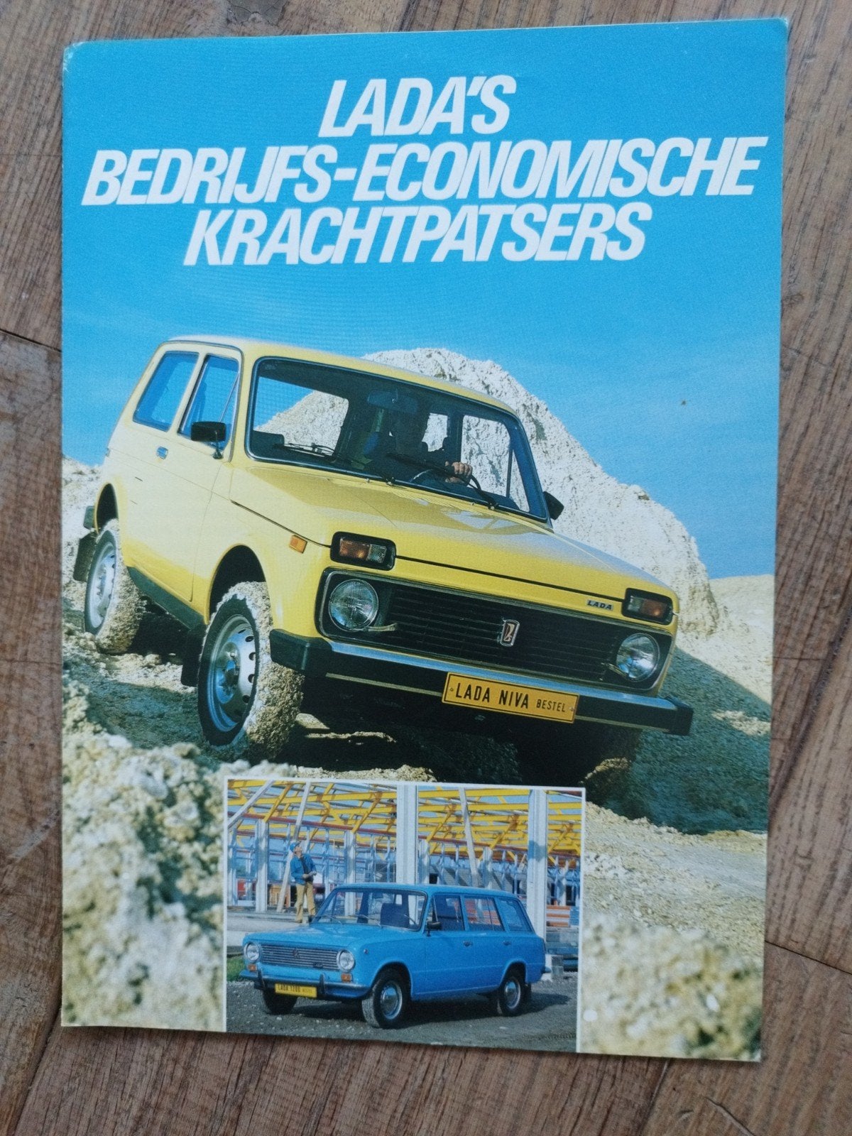 Lada Bestel & Lada Niva Bestel folder uit 1984, Ophalen of Verzenden, Zo goed als nieuw, Lada