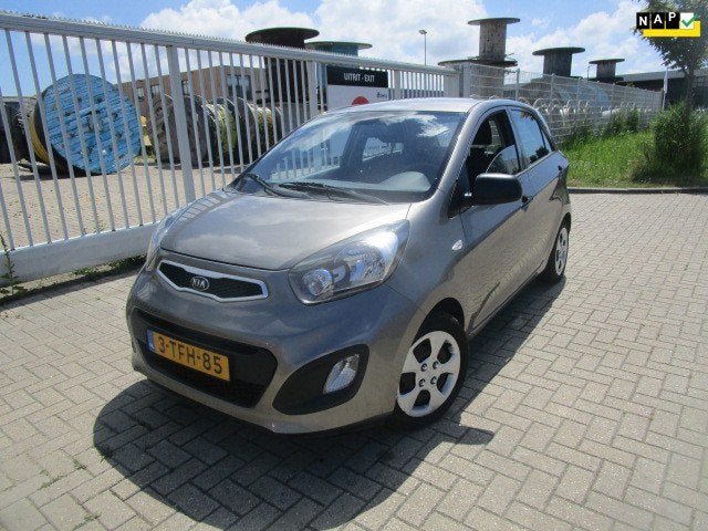 Kia Picanto 1.0 CVVT ISG Airco, Auto's, Voorwielaandrijving, Euro 5, Gebruikt, 400 kg