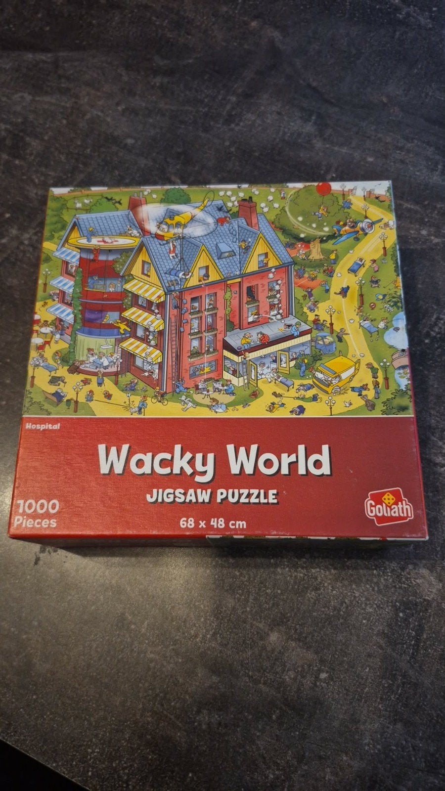 Wacky world puzzel, Hobby en Vrije tijd, Gezelschapsspellen | Kaartspellen, Ophalen of Verzenden, Zo goed als nieuw