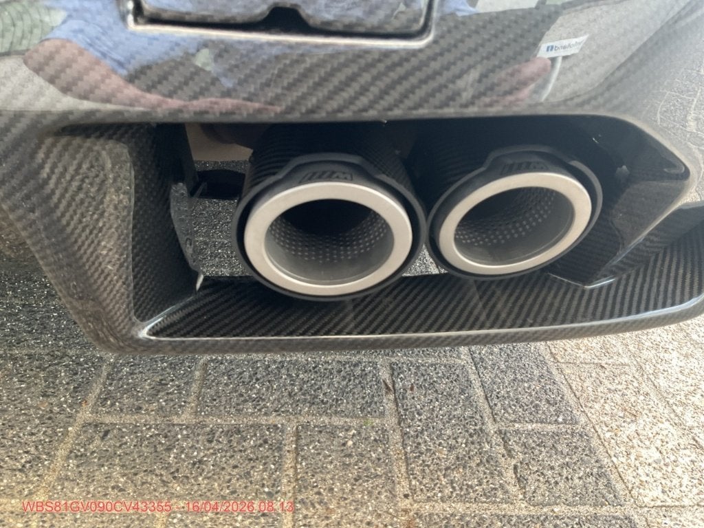 BMW M5 G90/ G99 M-Performance uitlaat tips gloss carbon, Ophalen of Verzenden