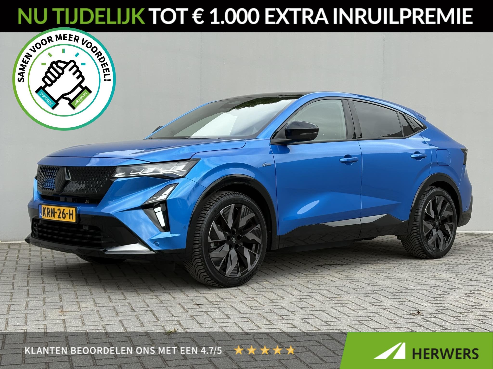 Renault Rafale 1.2 E-Tech 4x4 plug-in hybrid 300 esprit Alpi