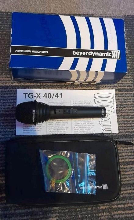 Beyerdynamic TG-X41 cardioïde dynamische microfoon, Muziek en Instrumenten, Ophalen of Verzenden, Zo goed als nieuw, Zangmicrofoon