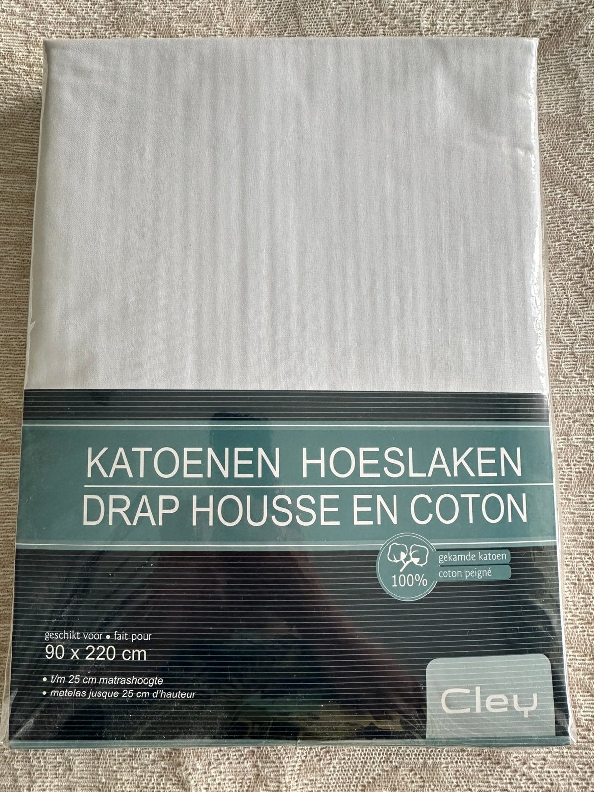 Hoeslaken “extra lang (Nieuw!), Eenpersoons, Katoen, Nieuw, Ophalen of Verzenden